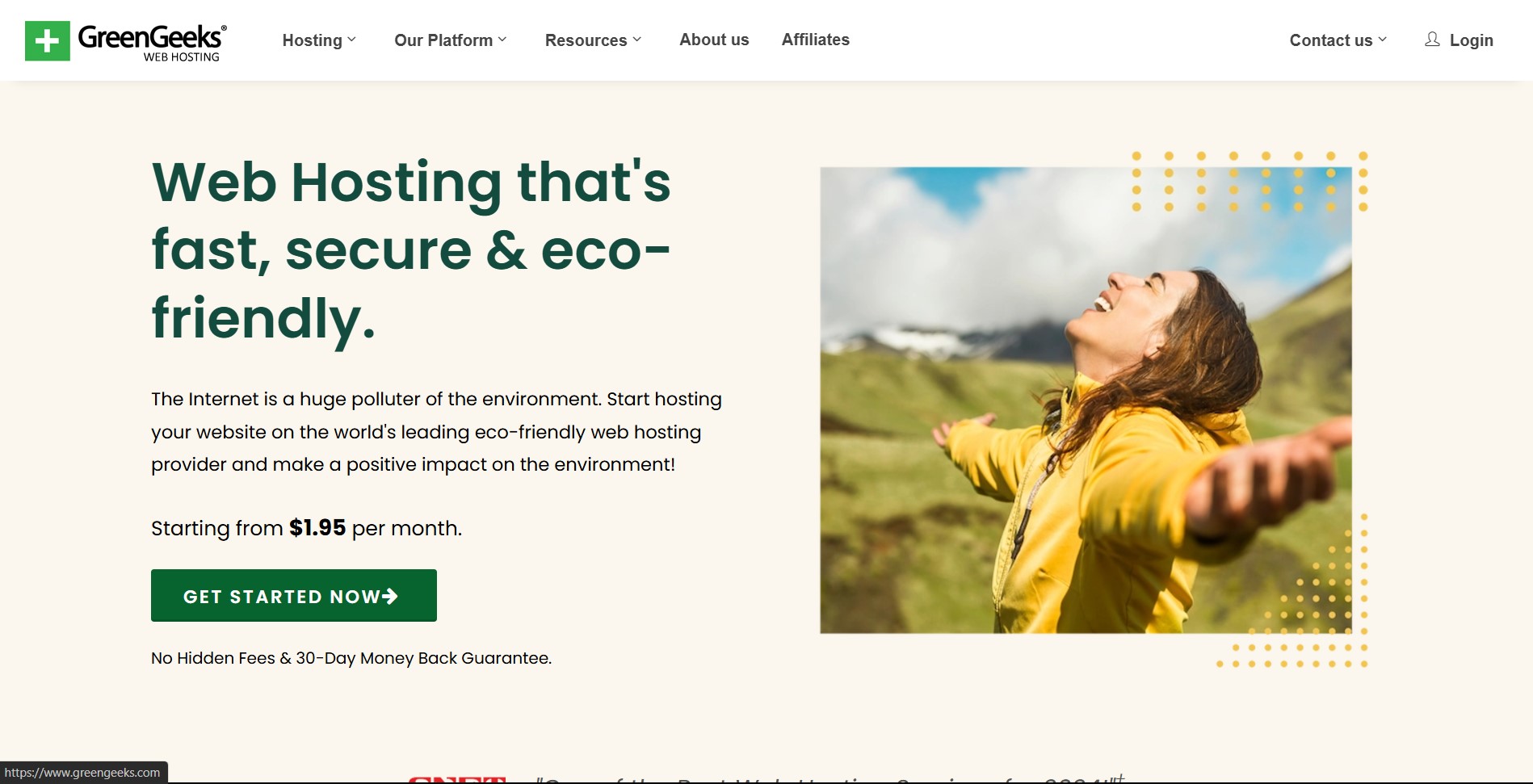 GreenGeeks stands out for its eco-friendly hosting solutions, offsetting carbon emissions with renewable energy credits.